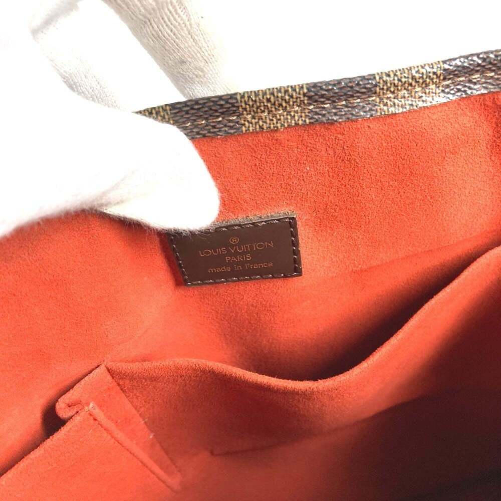 LOUIS VUITTON Authentic Brown Damier Canvas Tote Bag - Picture 12 of 13